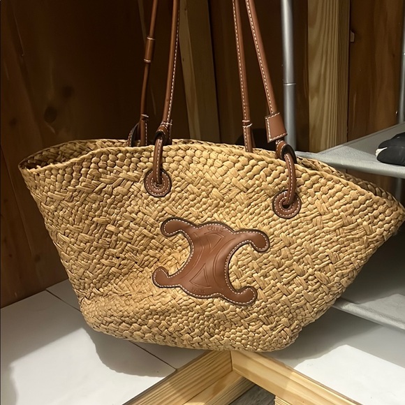 Brown Woven Tote Bag - Picture 1 of 2
